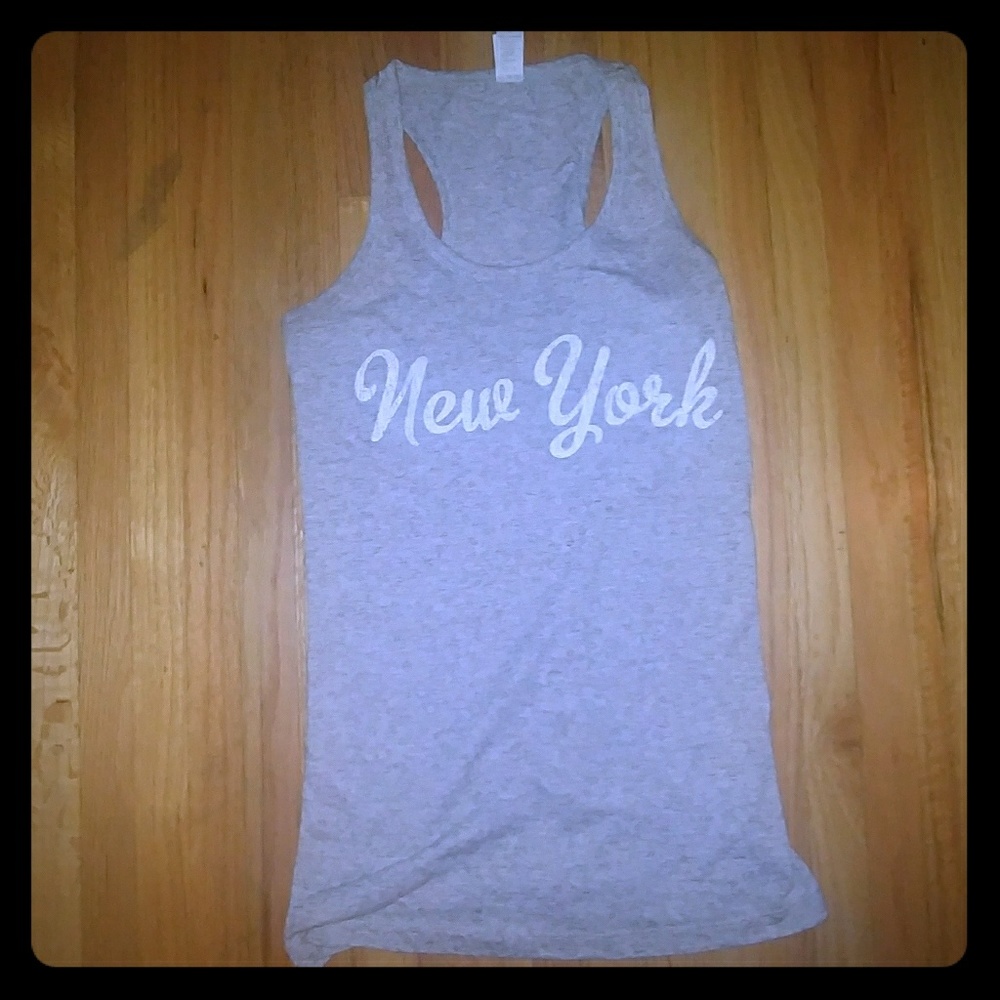 Grey new York tank top